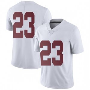 NCAA Men's Alabama Crimson Tide #23 Jarez Parks Stitched College Nike Authentic No Name White Football Jersey QA17G14TP